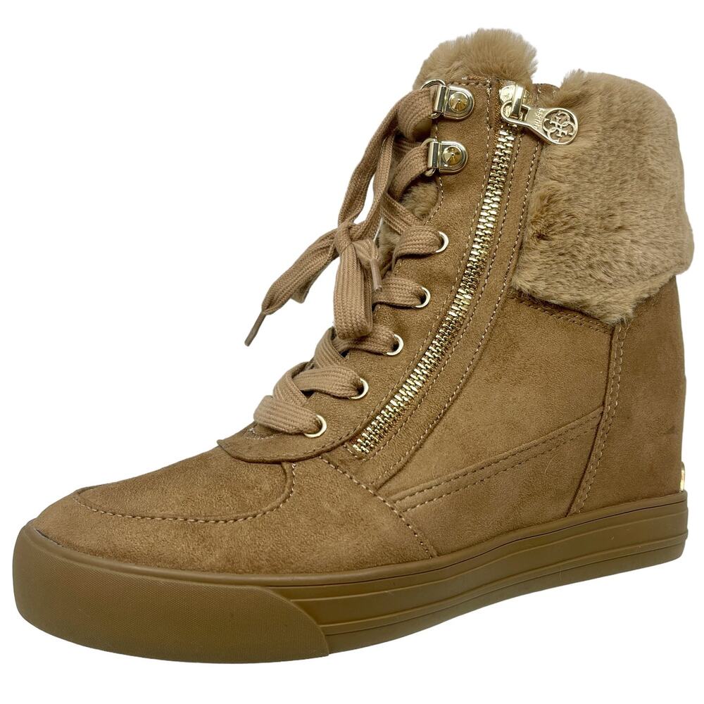 Guess Dustyn Wedge Hidden Heel Sneakers Womens 9 1/2 Professional106.9=S1497